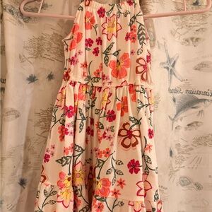 Carter's Pink and Orange Floral Dress